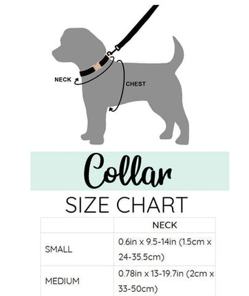 SMALL SIZE Collar - FRENCH VERMILION STRIPE