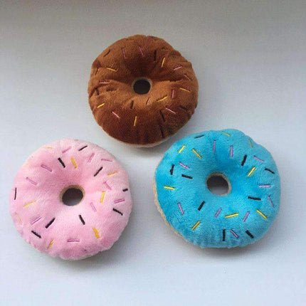 Donut Tug Toy With Squeaker Quack Sound