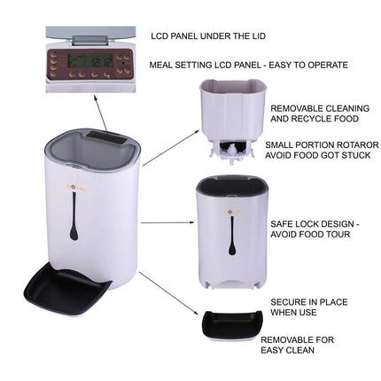 Automatic Pet Feeder Food Dispenser