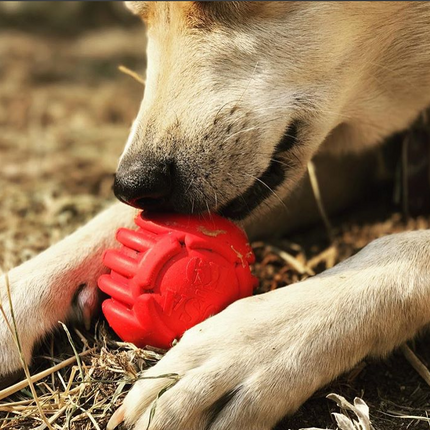 USA-K9 Stars and Stripes Ultra-Durable Rubber Chew Ball