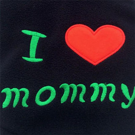 Cute I LOVE mommy Dog Sweater Hoodie