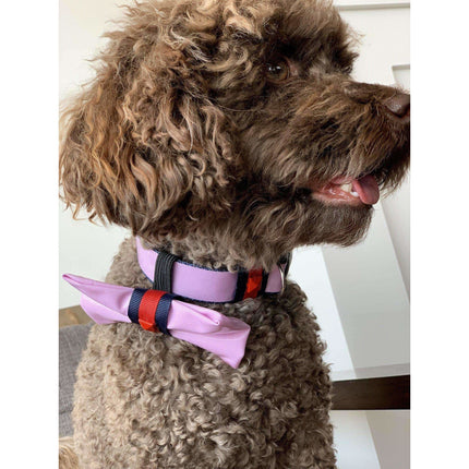 Kitsune Shiny Pink Bow Tie