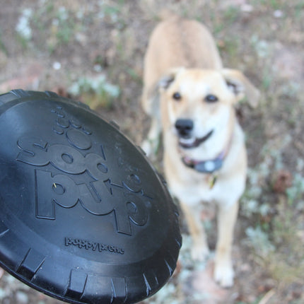 Magnum Bottle Top Flyer Ultra Durable Rubber Retrieving Frisbee