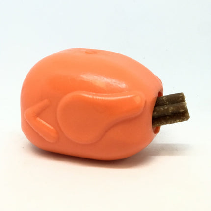 MKB Roasted Turkey Durable Rubber Chew Toy & Treat Dispenser