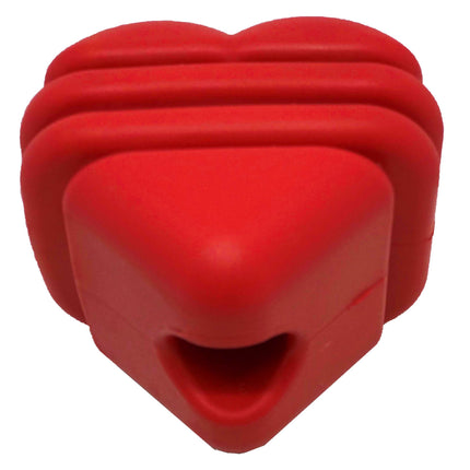 MKB Heart on a String Ultra-Durable Durable Rubber Chew Toy