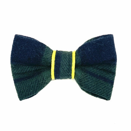 Classic Tartan Dog Collar Bow Tie Set