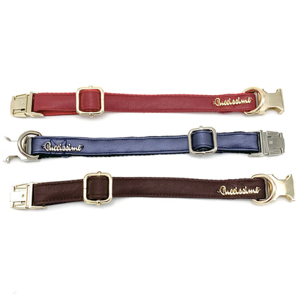 Brown Leather Collar