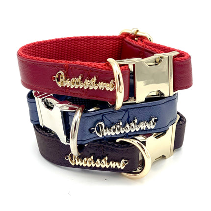 Brown Leather Collar