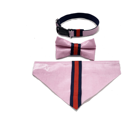 Kitsune Shiny Pink Bow Tie