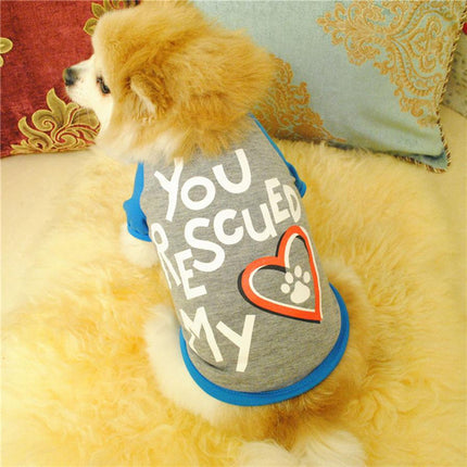 "You Rescued My Heart" Dog T Shirt