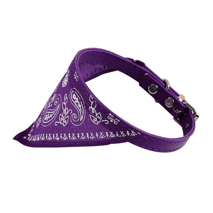 Pink/Purple Adjustable Dog Collar