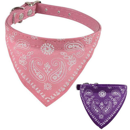 Pink/Purple Adjustable Dog Collar