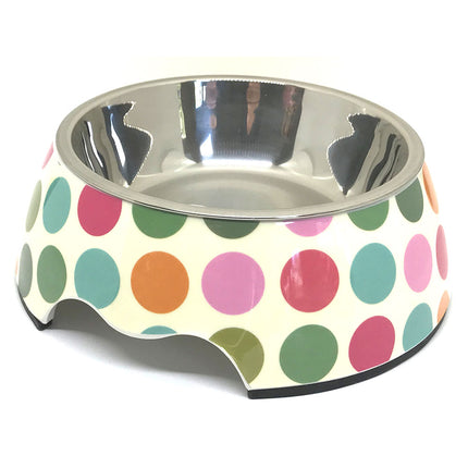 Polka Dot Medium Dog Bowl