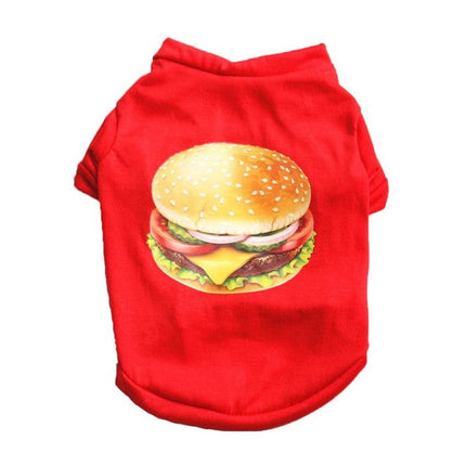 Red Hamburger Dog T-Shirt