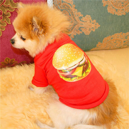 Red Hamburger Dog T-Shirt