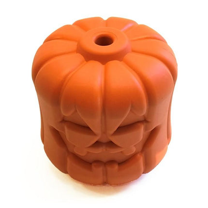 MKB Jack O' Lantern Durable Rubber Chew Toy & Treat Dispenser