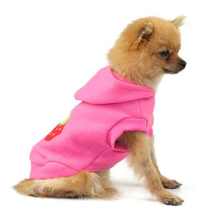 Small Dog Strawberry Hoodie