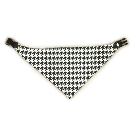 Uptown Pups Reversible Bandana - Dark Green
