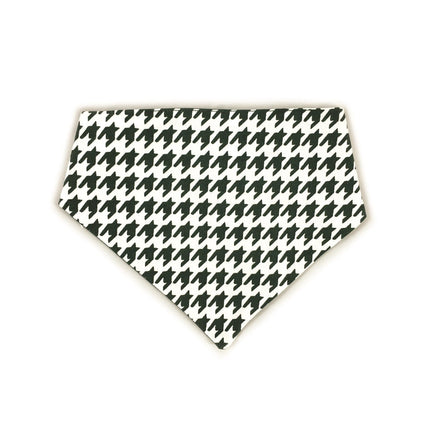 Uptown Pups Reversible Bandana - Dark Green