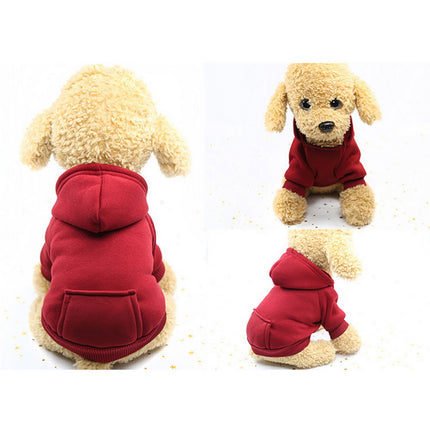 Soft Fleece Warm Dog Hoodie