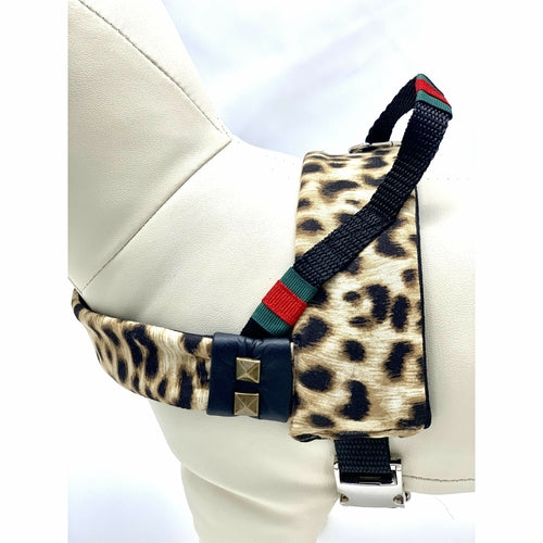 Anubis Leopard Print Dog Harness