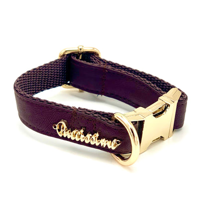 Brown Leather Collar