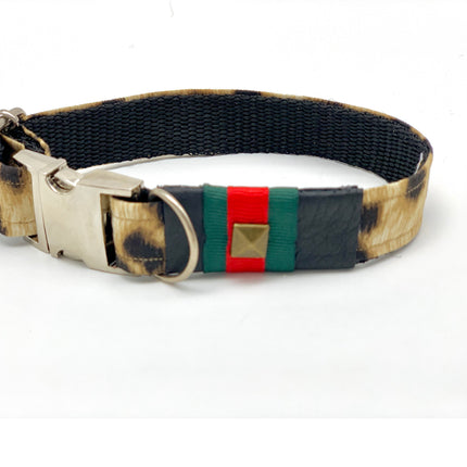 Anubis Leopard Dog Collar