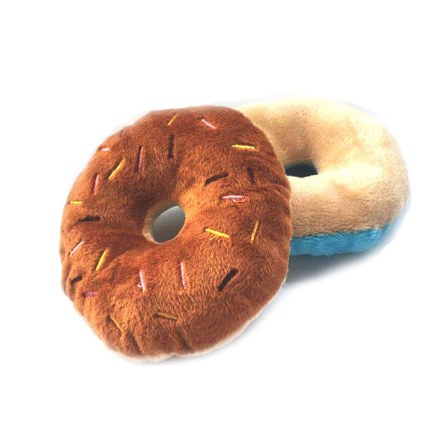 Donut Tug Toy With Squeaker Quack Sound