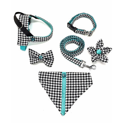 Kerberos Pied De Poule Collar Flower