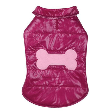 Pink Snow Puff Pet Vest