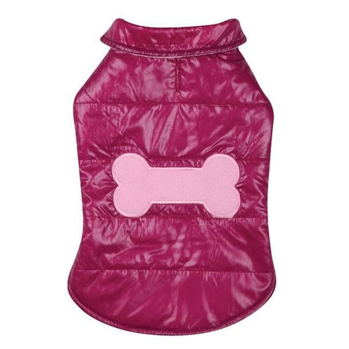 Pink Snow Puff Pet Vest