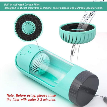 Portable Water Bottle Dog Bowl Dispenser