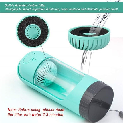 Portable Water Bottle Dog Bowl Dispenser