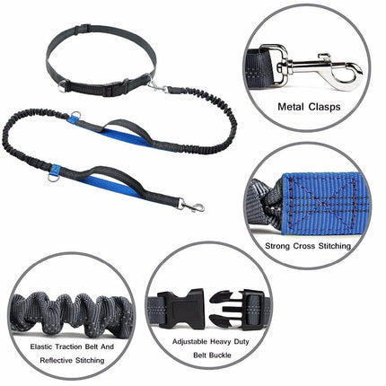 Dual Handle Hands Free Dog Leash