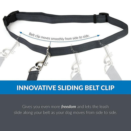 Dual Handle Hands Free Dog Leash