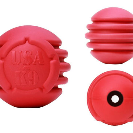 USA-K9 Stars and Stripes Ultra-Durable Rubber Chew Ball